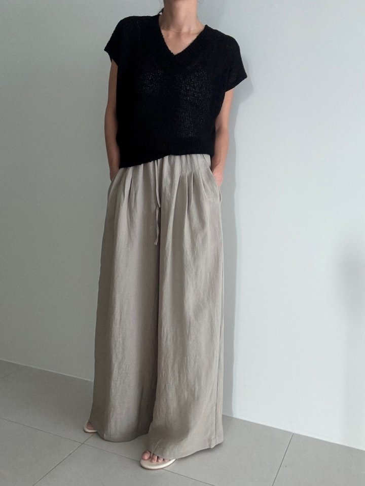 Ripple - Korean Women Fashion - #momslook - Pop Pintuck Pants