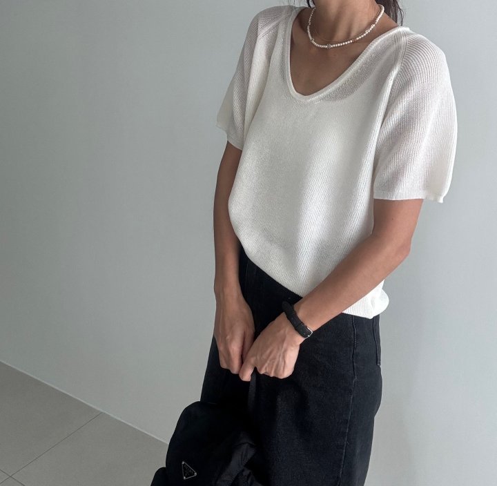 Ripple - Korean Women Fashion - #momslook - Joy Knit Top - 7