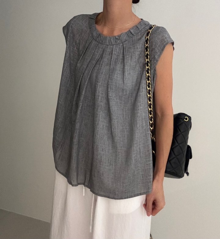 Ripple - Korean Women Fashion - #restrostyle - Rene Blouse - 3