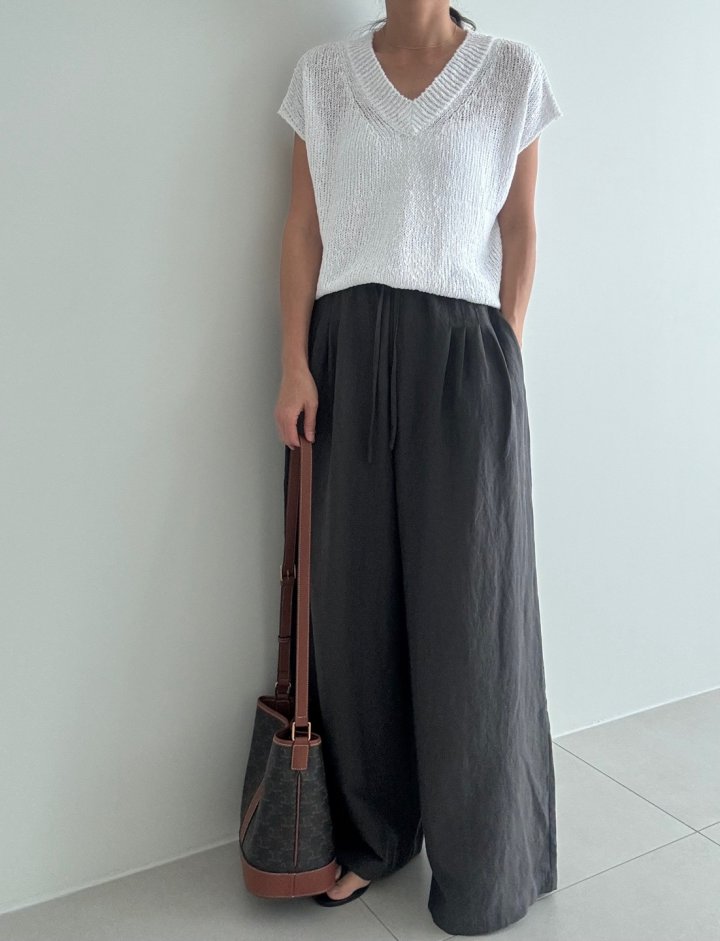 Ripple - Korean Women Fashion - #romanticstyle - Pop Pintuck Pants - 7