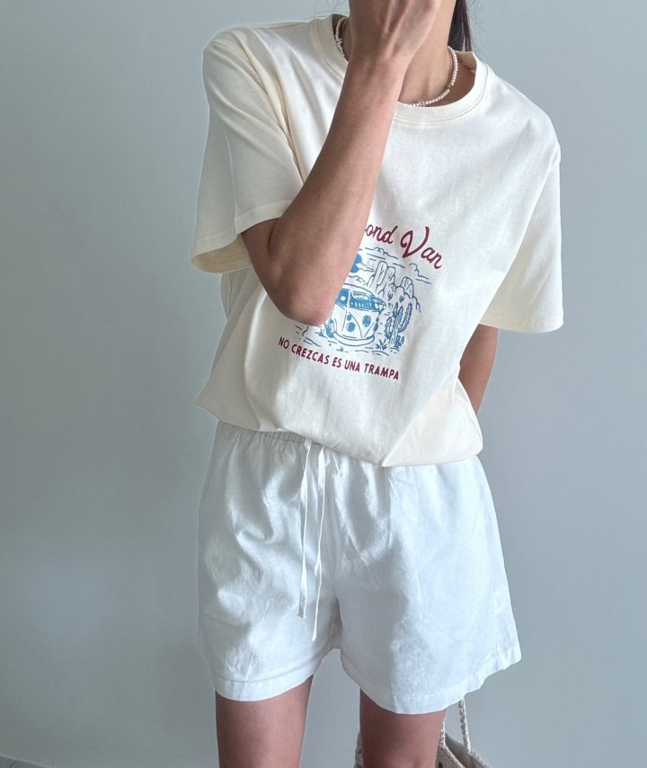 Ripple - Korean Women Fashion - #romanticstyle - Vent Boxy Tee - 5
