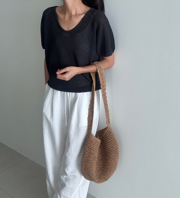 Ripple - Korean Women Fashion - #romanticstyle - Joy Knit Top - 3