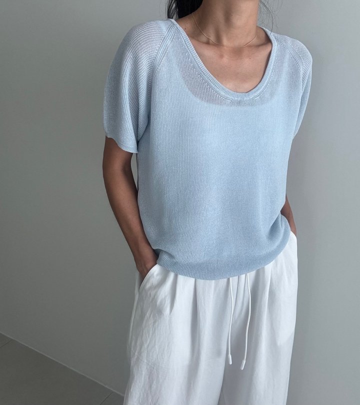 Ripple - Korean Women Fashion - #romanticstyle - Joy Knit Top - 4
