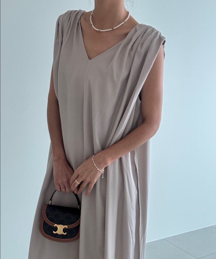 Ripple - Korean Women Fashion - #thelittlethings - Month Shirring One-piece