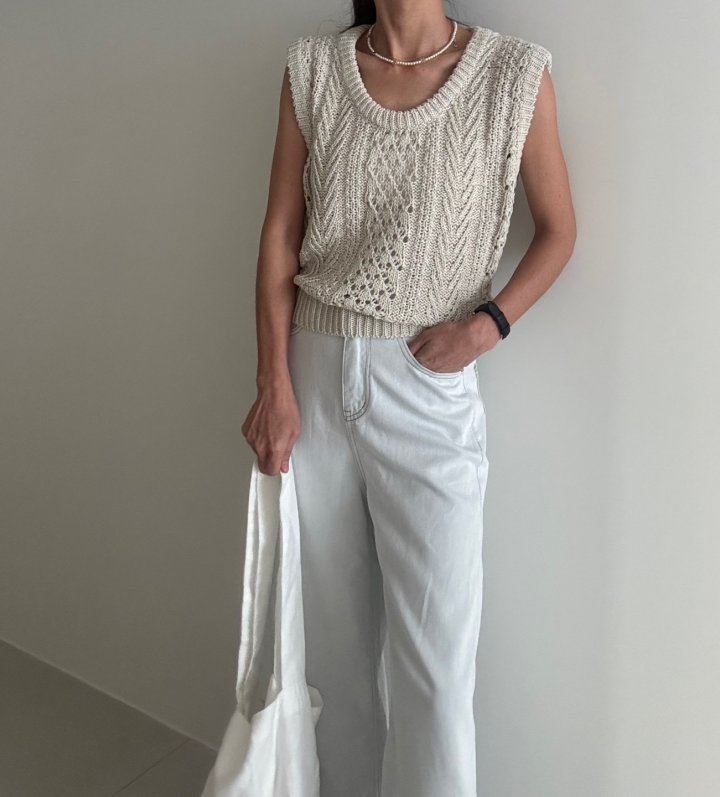 Ripple - Korean Women Fashion - #thelittlethings - Mauve Crochet Knit - 5