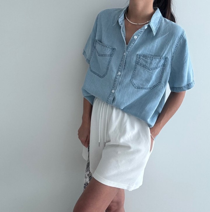 Ripple - Korean Women Fashion - #thelittlethings - Double Pocket Shirt - 3