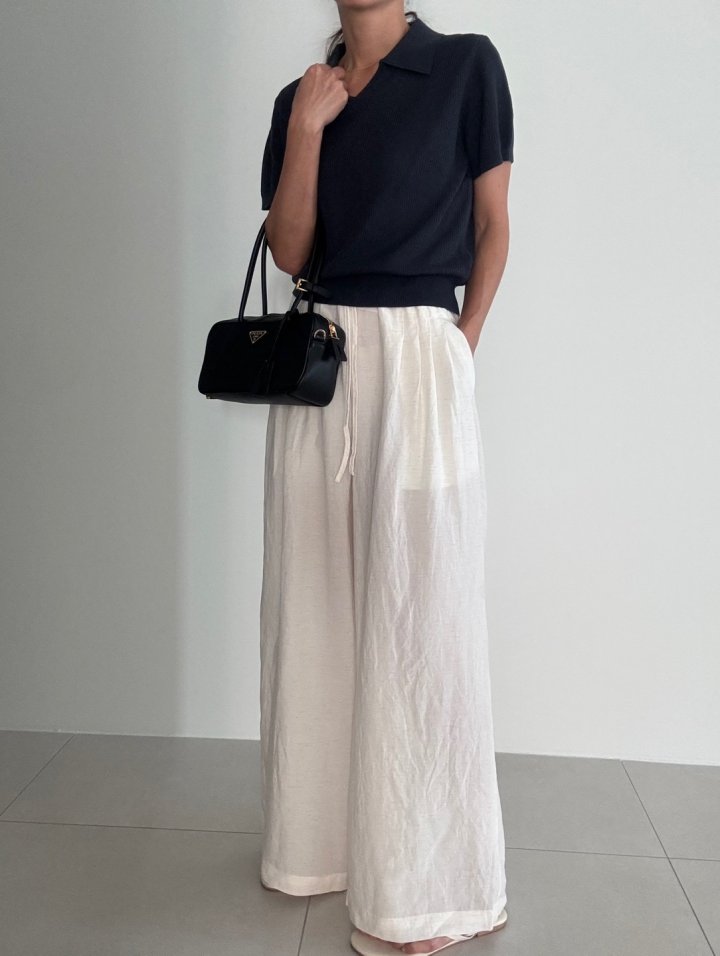 Ripple - Korean Women Fashion - #vintageinspired - Pop Pintuck Pants - 4