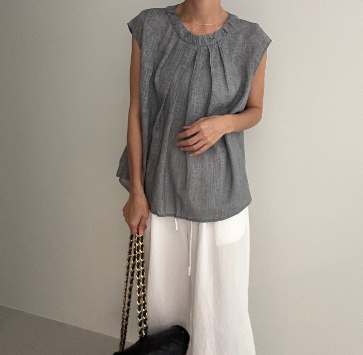 Ripple - Korean Women Fashion - #vintagekidsstyle - Rene Blouse
