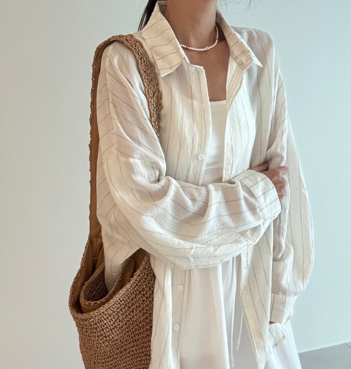 Ripple - Korean Women Fashion - #womensfashion - Virtue Linen Shirt