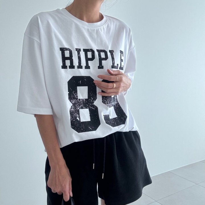 Ripple - Korean Women Fashion - #womensfashion - 89 Crack Tee - 6