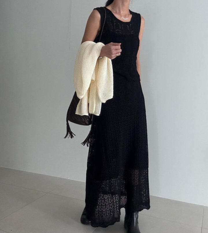 Ripple - Korean Women Fashion - #womensfashion - Neo Knit Set - 5