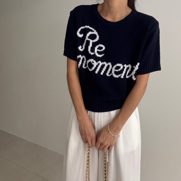 Ripple - Korean Women Fashion - #womensfashion - Moment Knit Top