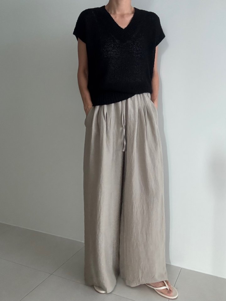 Ripple - Korean Women Fashion - #womensfashion - Pop Pintuck Pants - 2