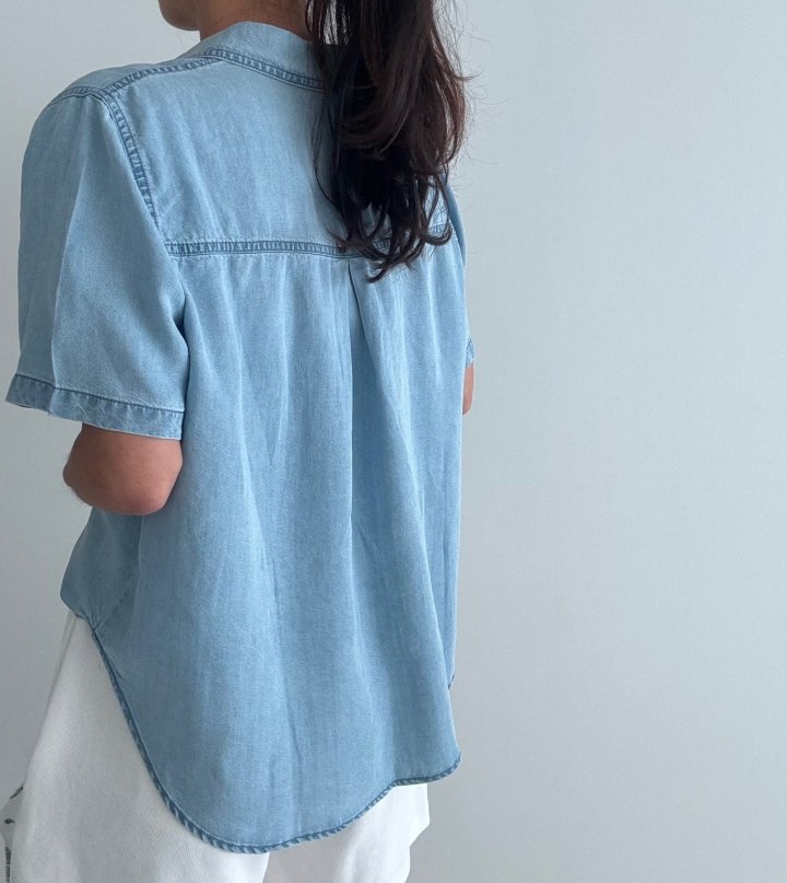 Ripple - Korean Women Fashion - #womensfashion - Double Pocket Shirt - 5