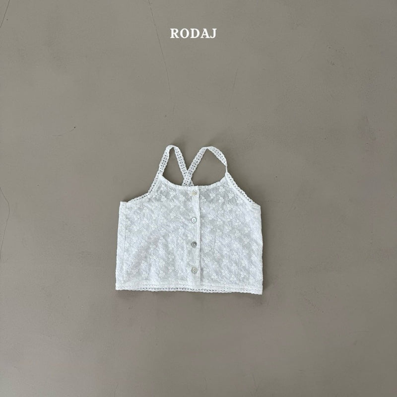 Roda J - Korean Children Fashion - #childofig - Button Lace Sleeveless