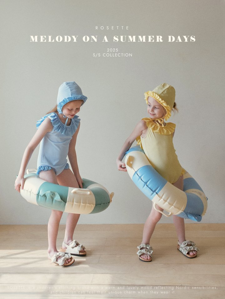 Rosette - Korean Children Fashion - #designkidswear - Bella Line Swimsuit - 2