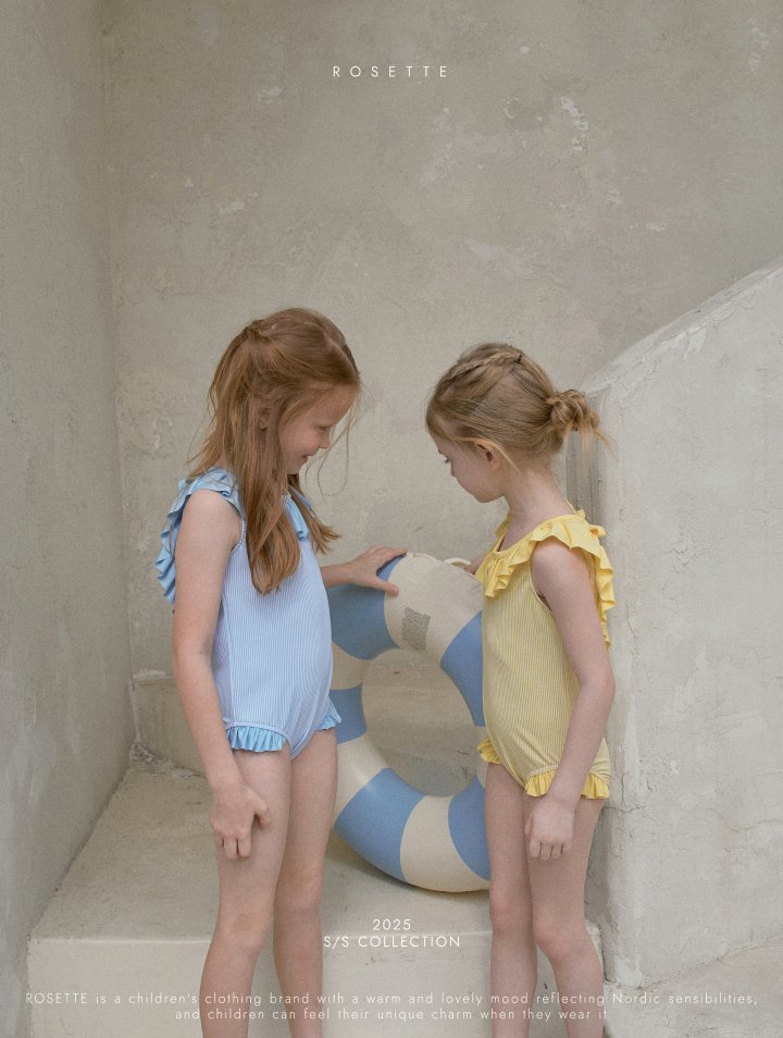 Rosette - Korean Children Fashion - #discoveringself - Bella Line Swimsuit - 4
