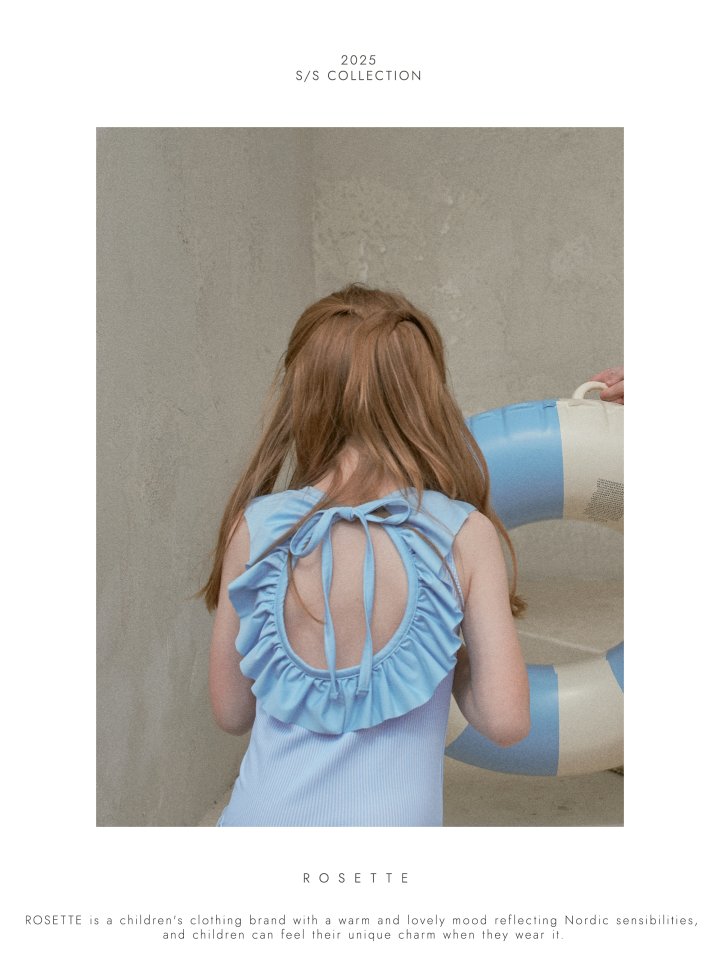 Rosette - Korean Children Fashion - #kidzfashiontrend - Bella Line Swimsuit - 7