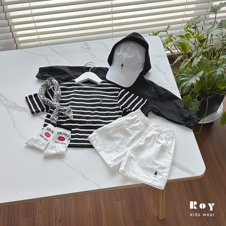 Roy - Korean Children Fashion - #kidzfashiontrend - Toy Stripe Short Sleeve Tee - 4