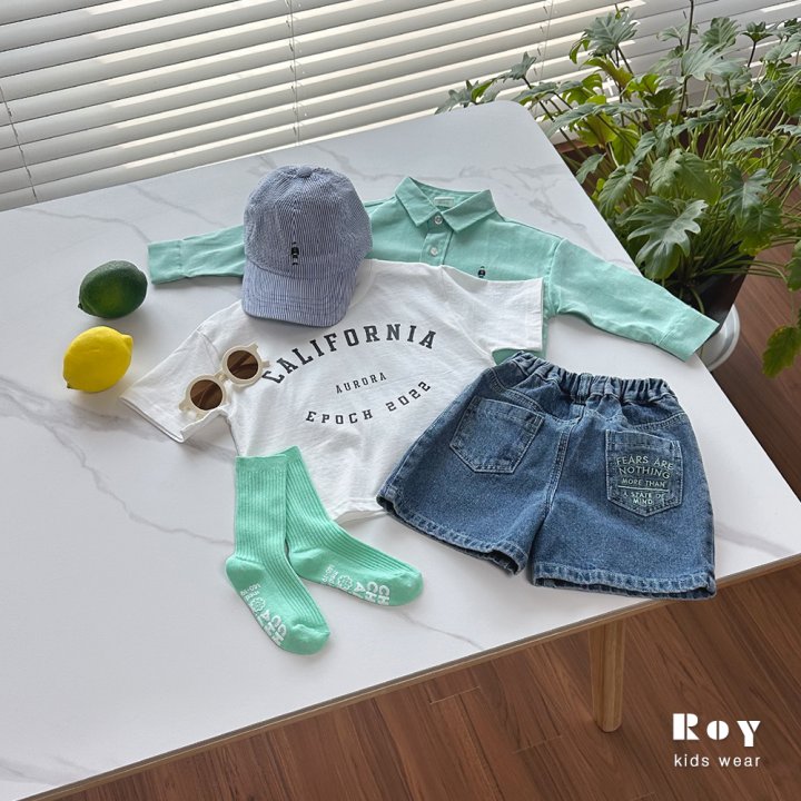 Roy - Korean Children Fashion - #childofig - Mind Embroidered Shorts - 6