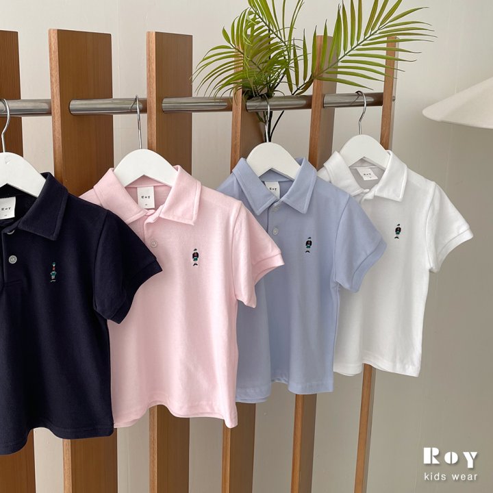 Roy - Korean Children Fashion - #childofig - Toy Short Sleeve Collar Tee - 11