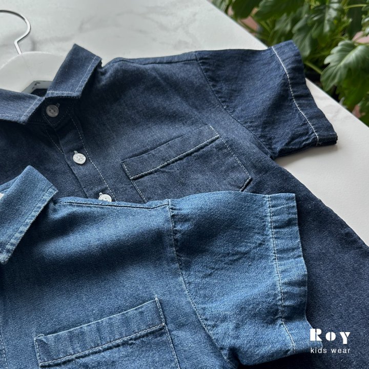 Roy - Korean Children Fashion - #childrensboutique - Urban Denim Shirt - 10