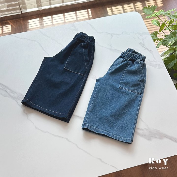Roy - Korean Children Fashion - #discoveringself - Bermuda Denim Pants