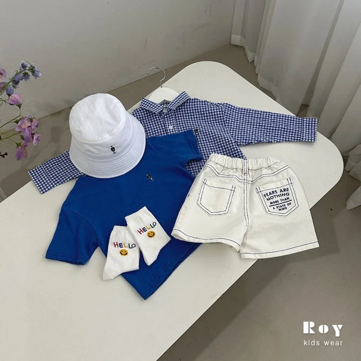 Roy - Korean Children Fashion - #discoveringself - Mind Embroidered Shorts - 10