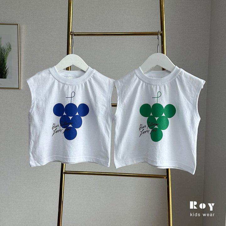 Roy - Korean Children Fashion - #fashionkids - Grape Sleeveless