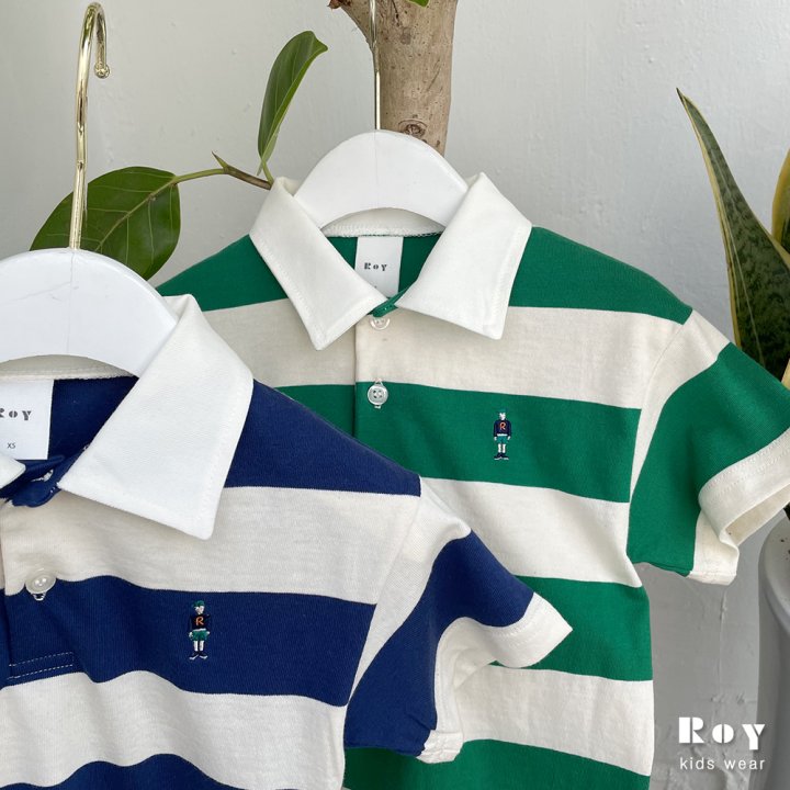 Roy - Korean Children Fashion - #kidsshorts - Toy Half PK Tee - 8