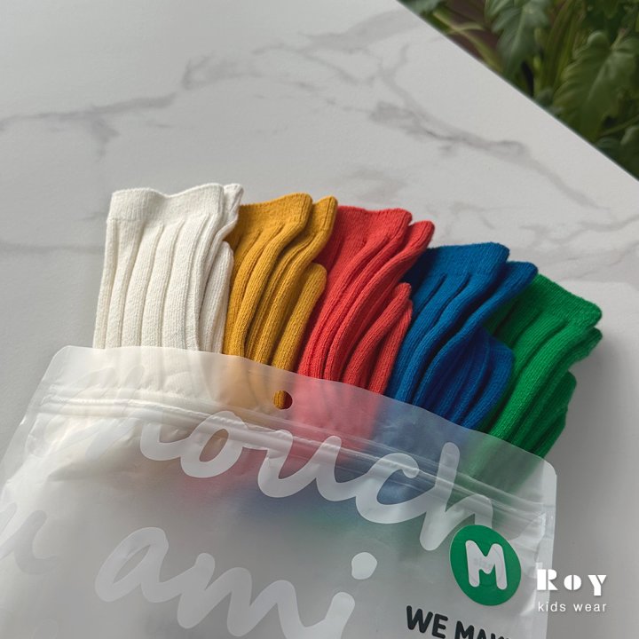 Roy - Korean Children Fashion - #kidsshorts - One Pick Long Socks - 7