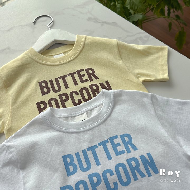 Roy - Korean Children Fashion - #kidsstore - Butter Popcorn Tee - 8