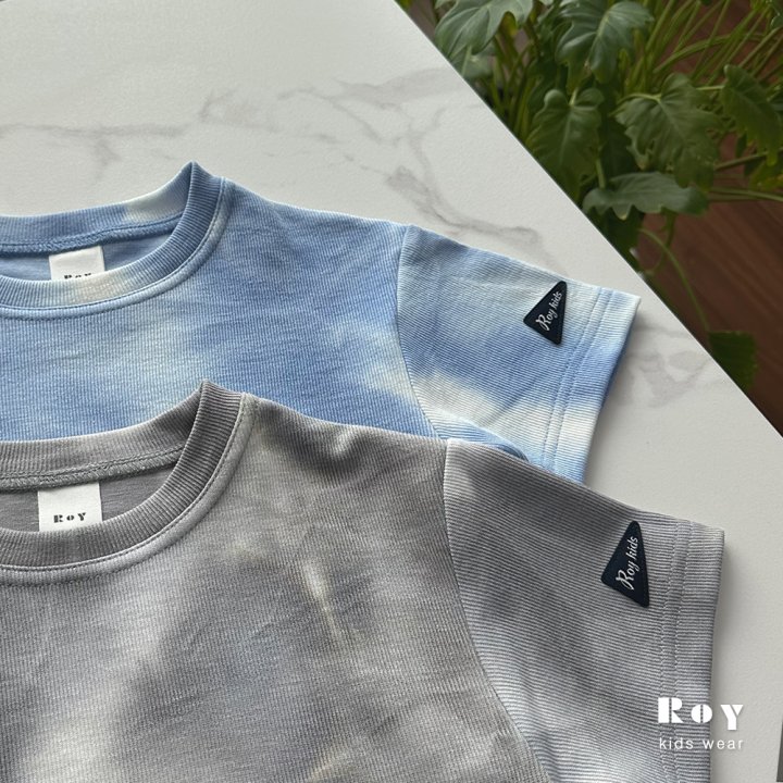 Roy - Korean Children Fashion - #kidsstore - Water Print Tee - 7