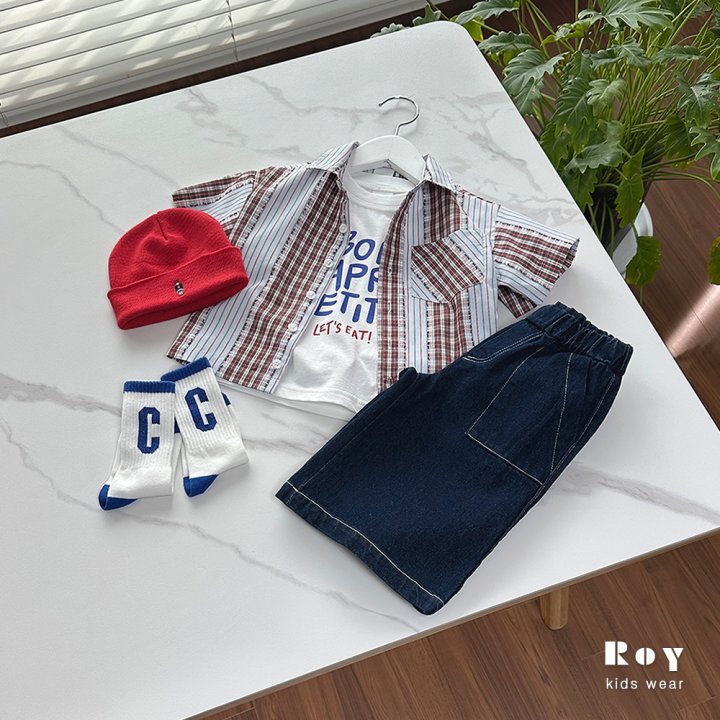 Roy - Korean Children Fashion - #kidsshorts - Bermuda Denim Pants - 4