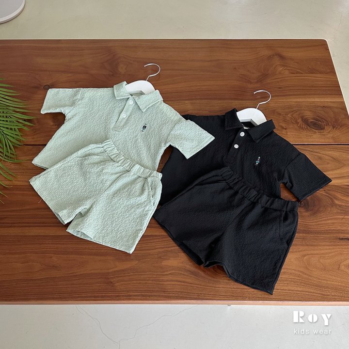 Roy - Korean Children Fashion - #kidsshorts - Toy Cool Collar Set - 4