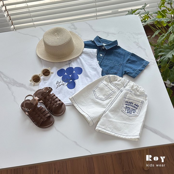 Roy - Korean Children Fashion - #littlefashionista - Grape Sleeveless - 6