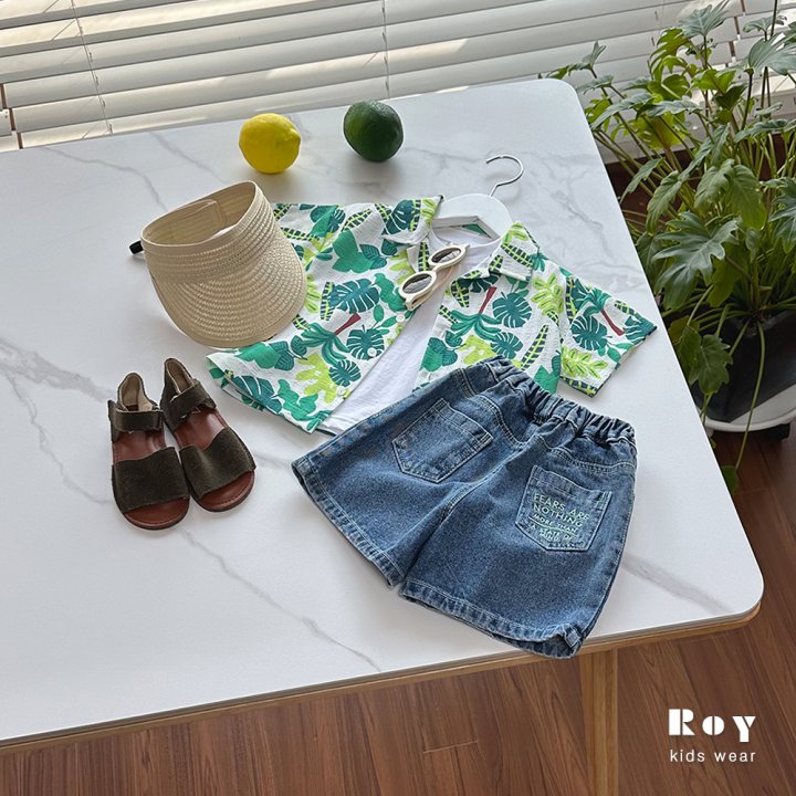 Roy - Korean Children Fashion - #magicofchildhood - Mind Embroidered Shorts - 3