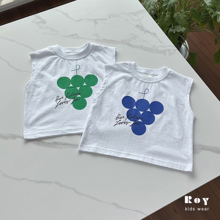 Roy - Korean Children Fashion - #minifashionista - Grape Sleeveless - 8