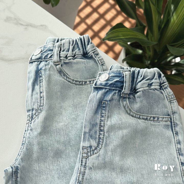 Roy - Korean Children Fashion - #prettylittlegirls - Stone Smoked Jeans - 10