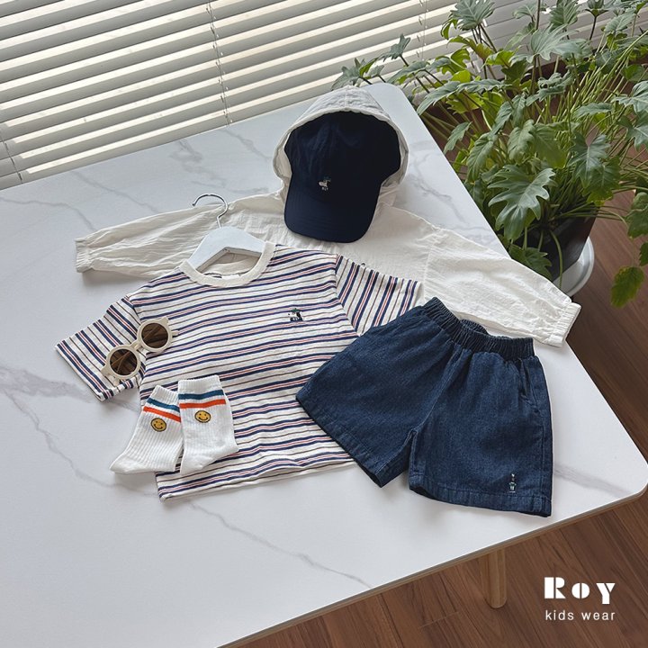 Roy - Korean Children Fashion - #toddlerclothing - Toy Denim Shorts - 2