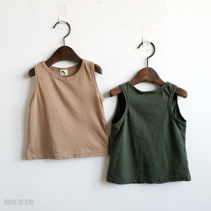 Saerobin - Korean Children Fashion - #Kfashion4kids - Washed Mango Sleeveless - 7