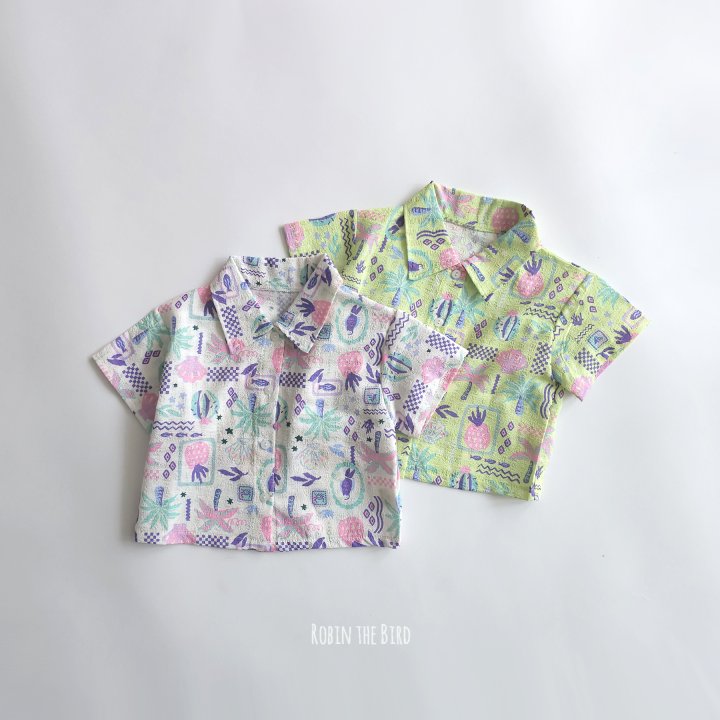 Saerobin - Korean Children Fashion - #discoveringself - Aloha Shirt
