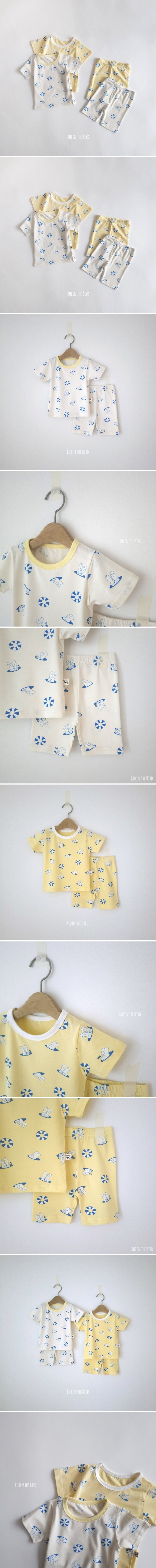 Saerobin - Korean Children Fashion - #kidsstore - Tube Bunny Short Sleeve Easywear