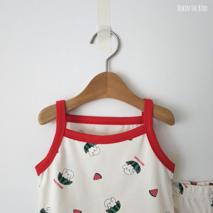 Saerobin - Korean Children Fashion - #kidsstore - Watermelon Strap Easywear - 3