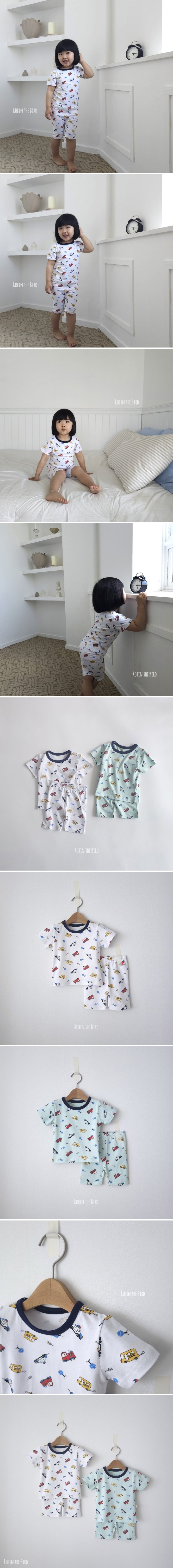 Saerobin - Korean Children Fashion - #kidzfashiontrend - Car Short Sleeve Easywear