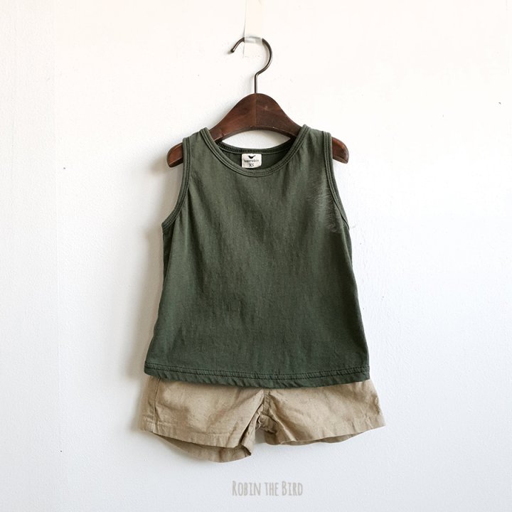 Saerobin - Korean Children Fashion - #littlefashionista - Washed Mango Sleeveless - 8