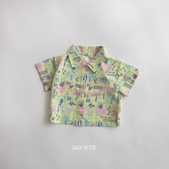 Saerobin - Korean Children Fashion - #littlefashionista - Aloha Shirt - 7