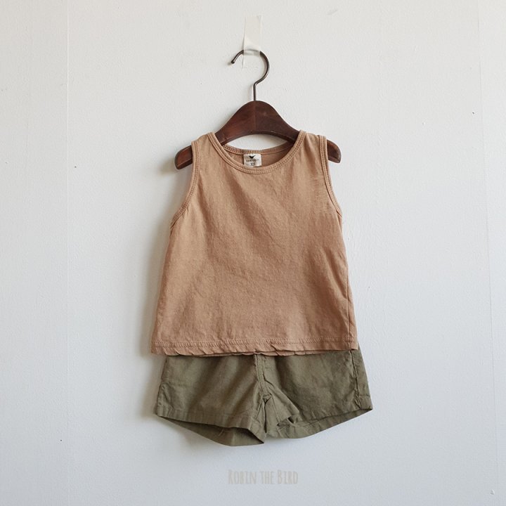 Saerobin - Korean Children Fashion - #magicofchildhood - Washed Mango Sleeveless - 9