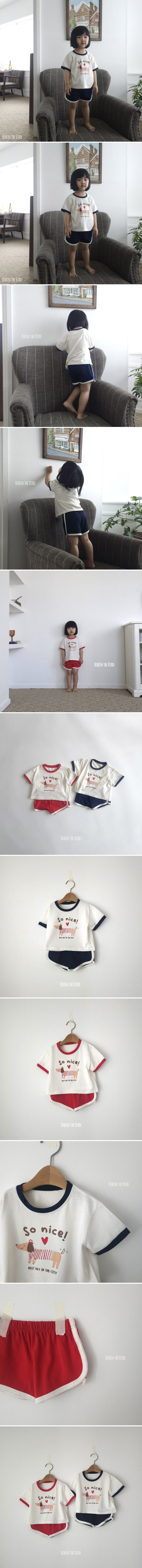 Saerobin - Korean Children Fashion - #minifashionista - Puppy Short Sleeve Set