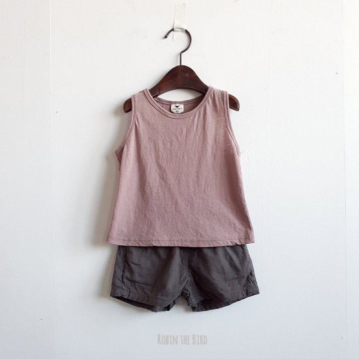 Saerobin - Korean Children Fashion - #minifashionista - Washed Mango Sleeveless - 10